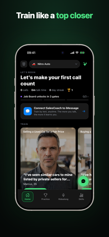 SalesCoach AI — Train like a closer
