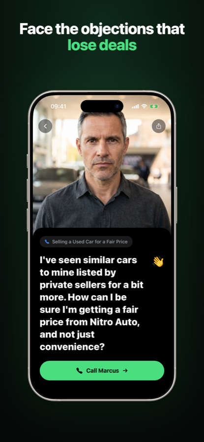SalesCoach AI — Face real objections